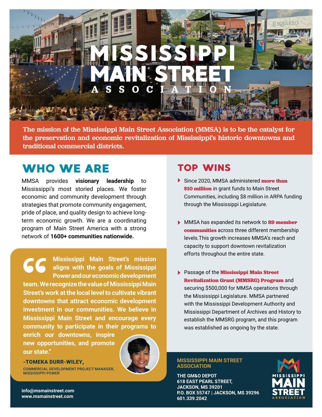 MMSA One Pager