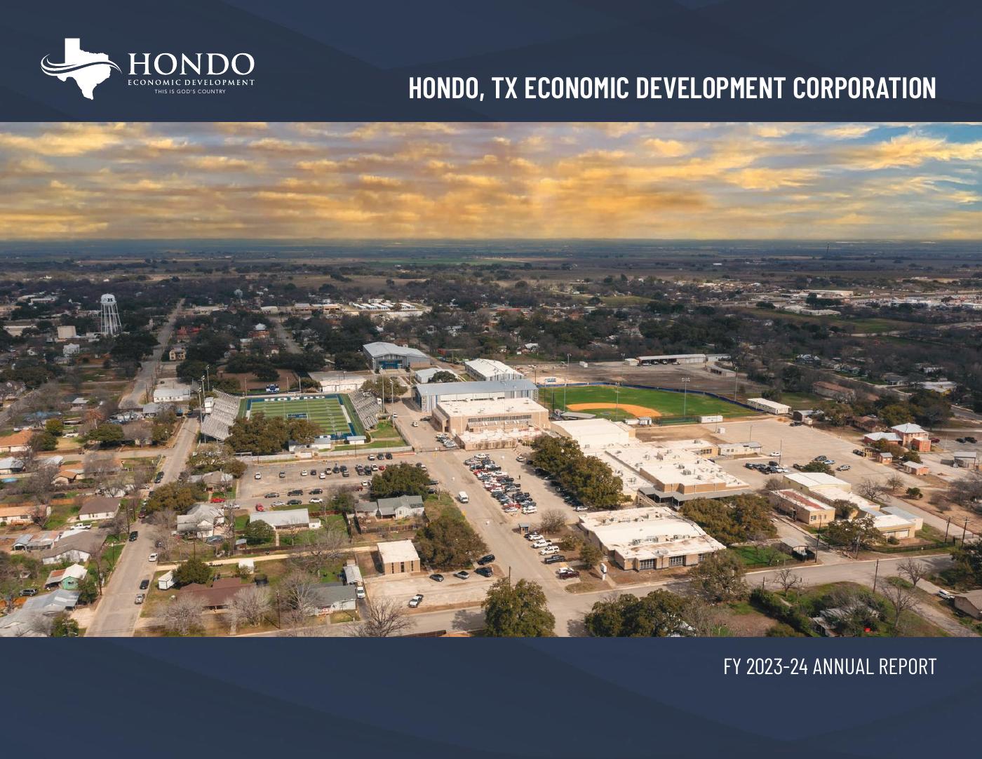 City of Hondo Annual Report 2023-24 cover image
