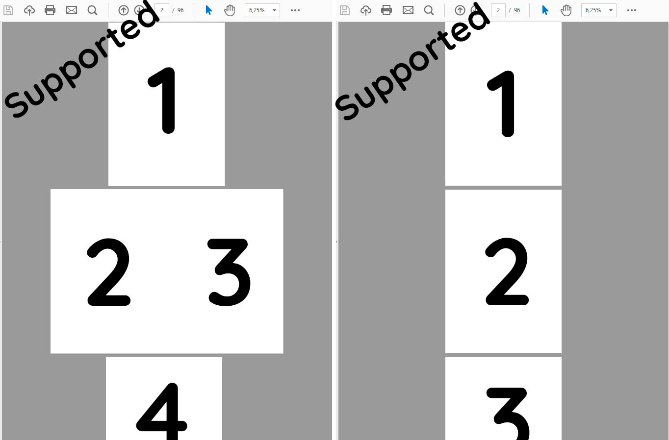 pdf page distribution