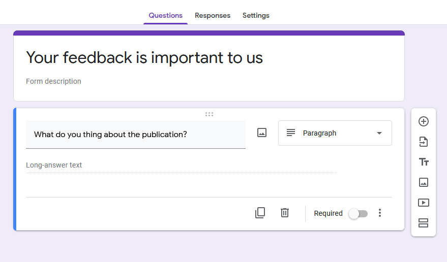 google forms