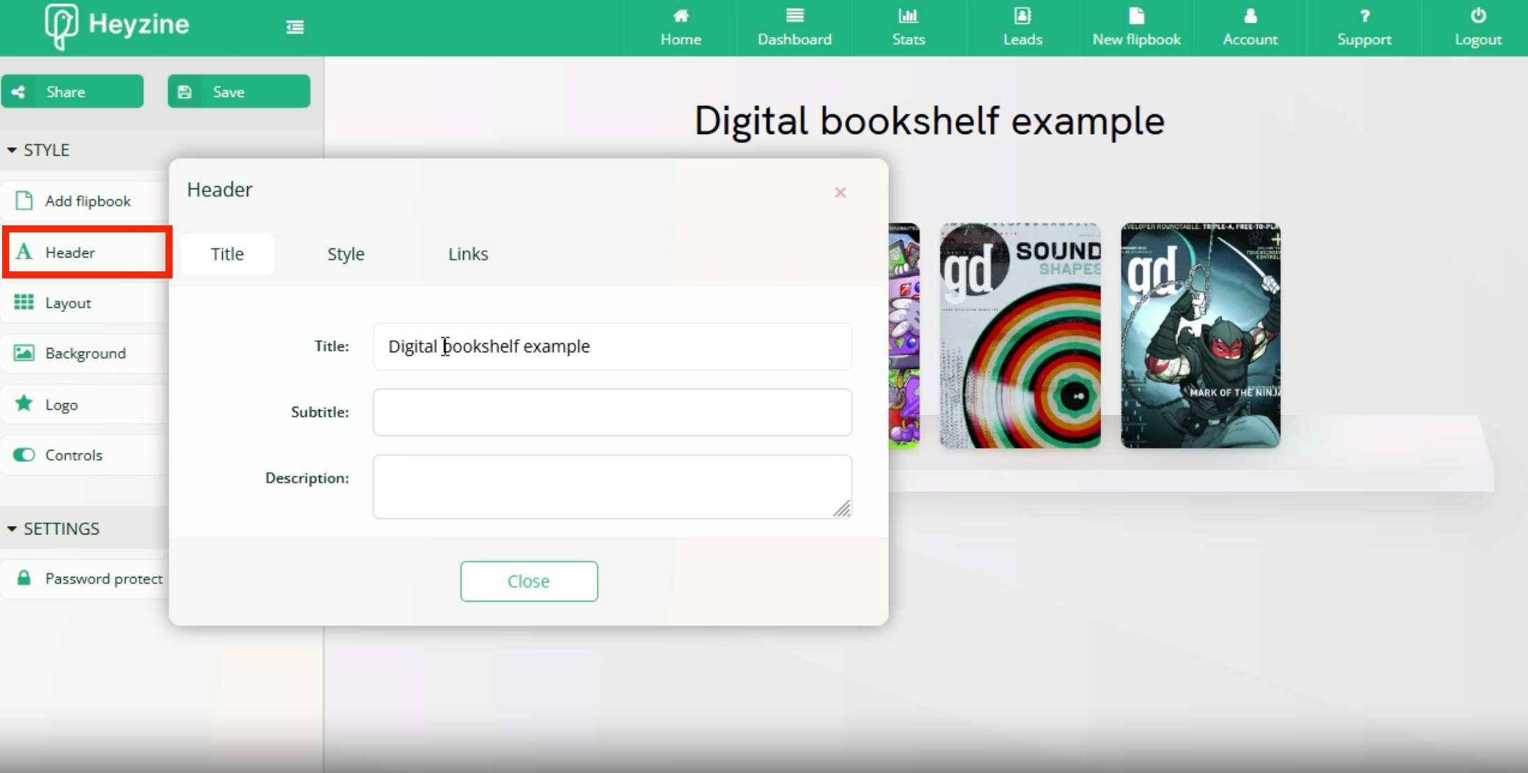 How to create a digital bookshelf