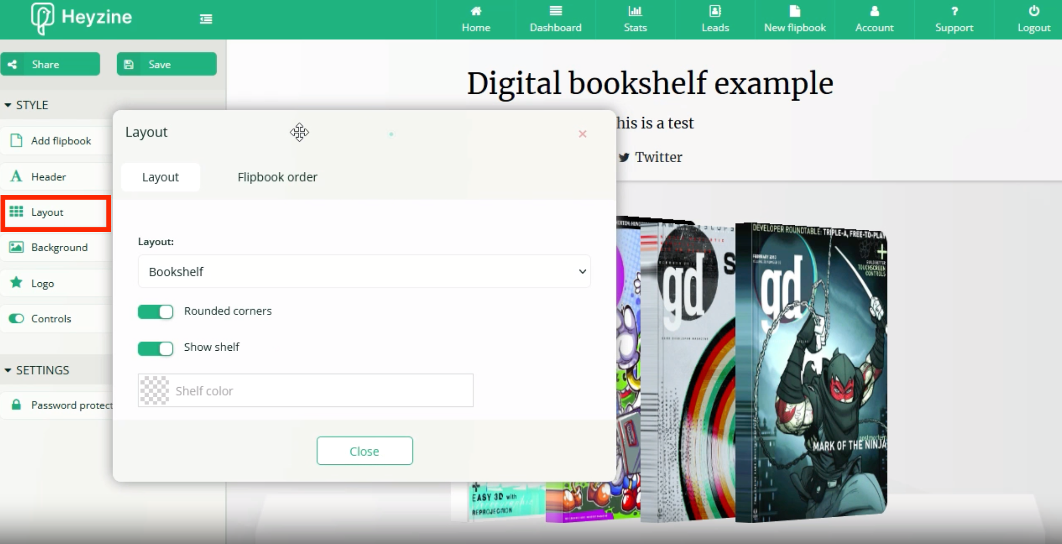 How to create a digital bookshelf