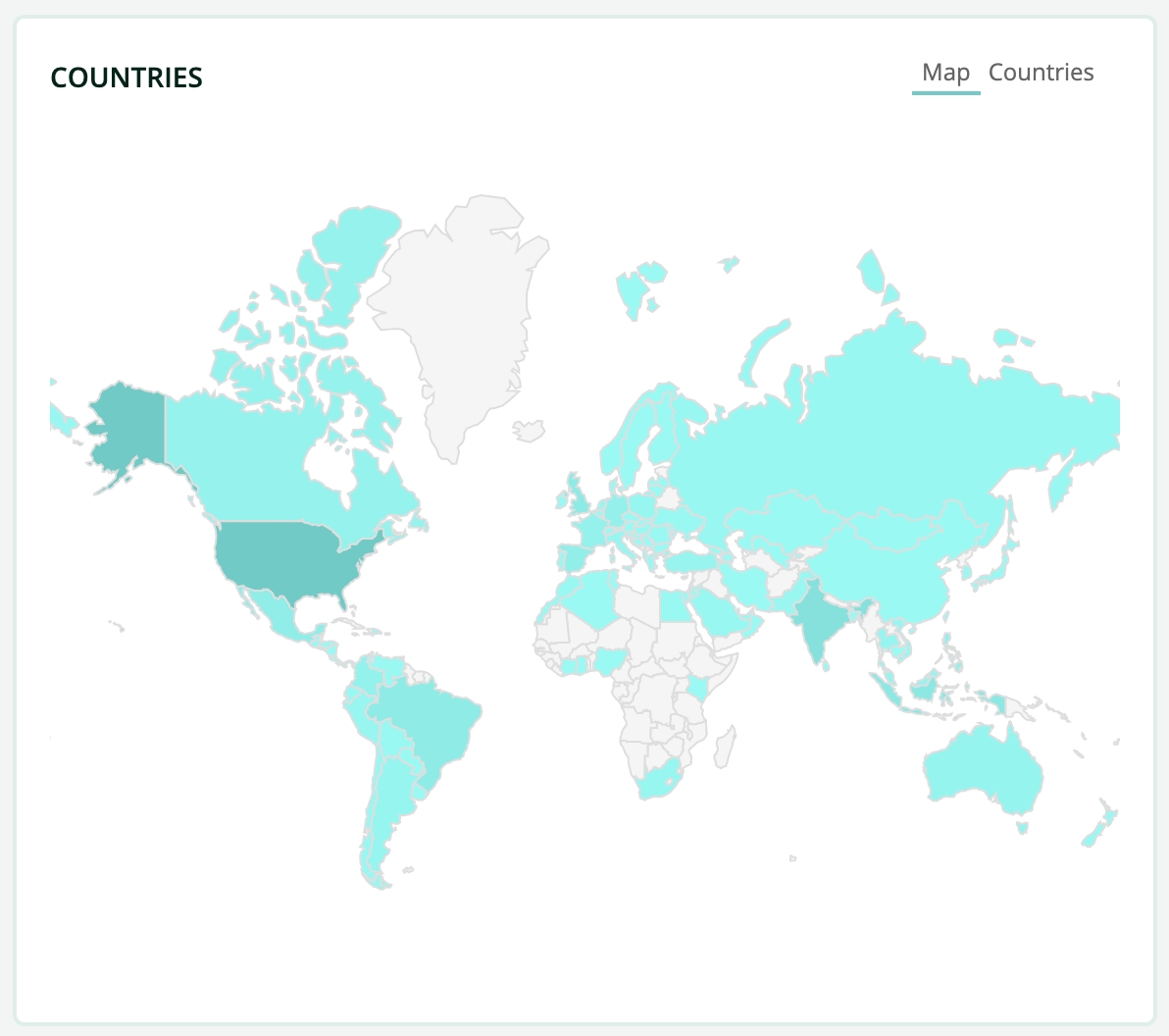 Flipbook visitor statistics