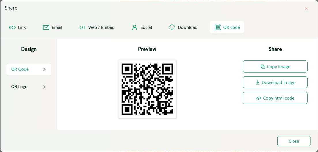 restaurant menu qr code