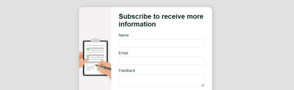 Create a lead generation form